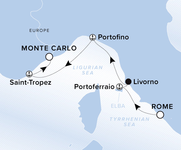 Rome (Civitavecchia) / Monte Carlo