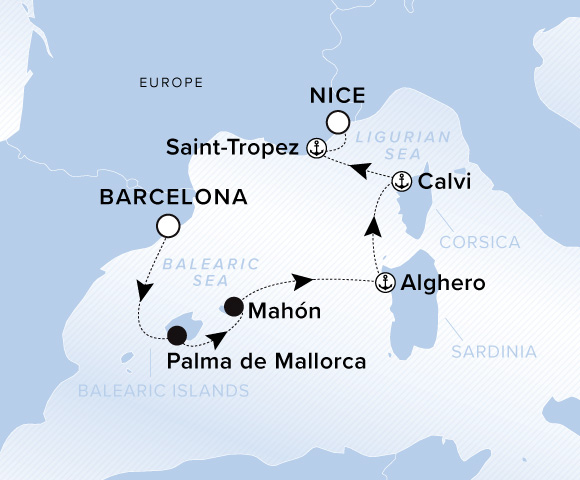 Barcelona / Nice