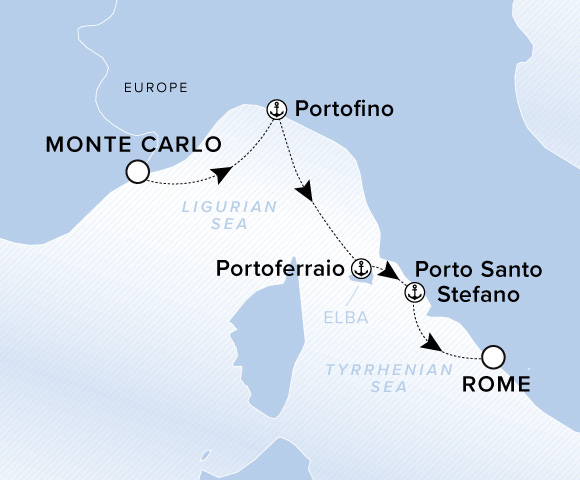 Monte Carlo / Rome (Civitavecchia)