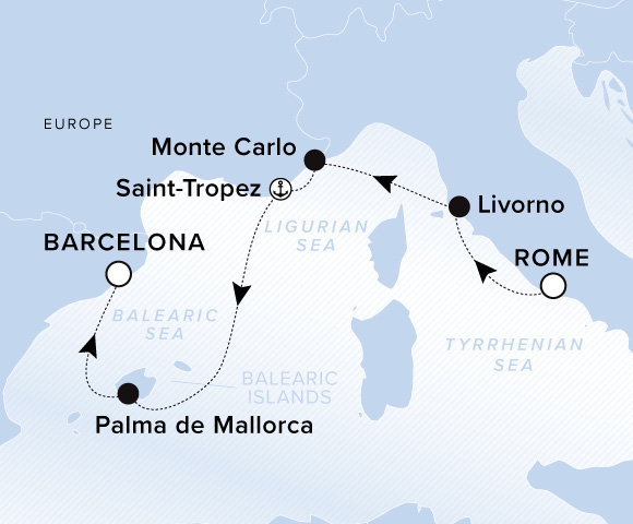 Rome (Civitavecchia) / Barcelona