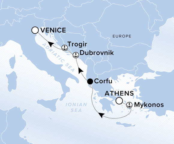 Athens (Piraeus) / Venice